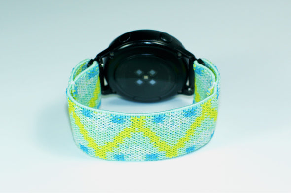 Sea Foam -  18mm, 20mm, and 22mm Elastic Watch Bands (Samsung Galaxy, Garmin, Fossil, Amazfit, Huawei, and more)