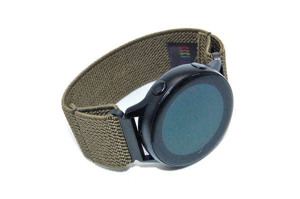 Commando - 18mm, 20mm, and 22mm Elastic Watch Bands (Samsung Galaxy, Garmin, Fossil, Amazfit, Huawei, and more)