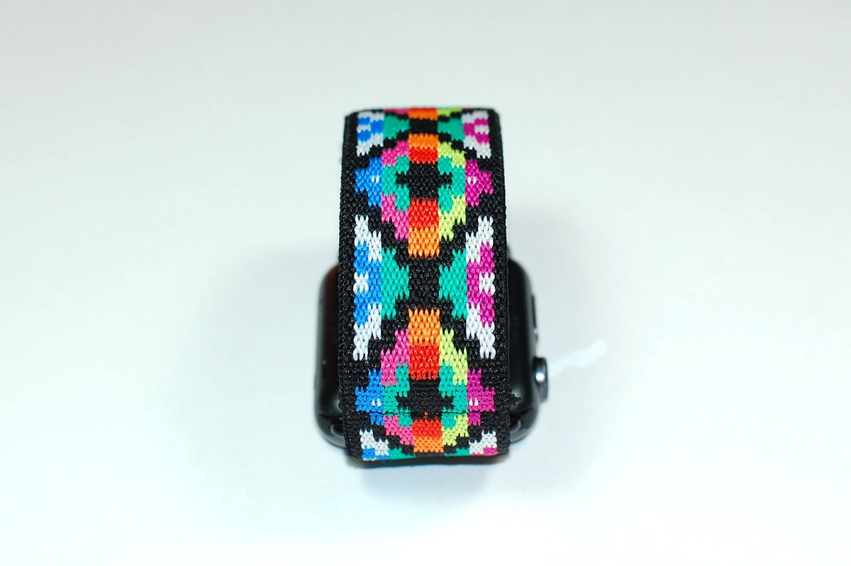 Aztec Chromatic - Elastic Apple Watch Bands by 308designs - CCCVIII