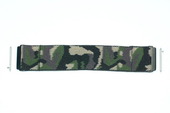 Camo - 18mm, 20mm, and 22mm Elastic Watch Bands (Samsung Galaxy, Garmin, Fossil, Amazfit, Huawei, and more)