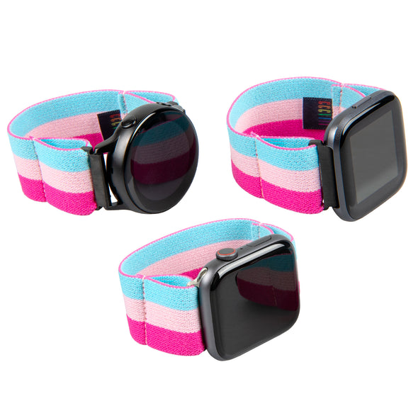 Limited edition band - Cotton Candy (Apple Watch, Fitbit Versa series, 18mm, 20mm, and 22mm watches)