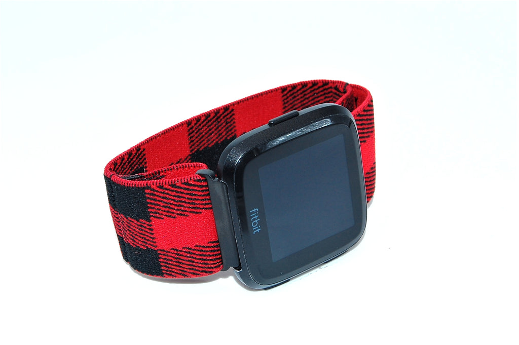 Red fitbit best sale versa band